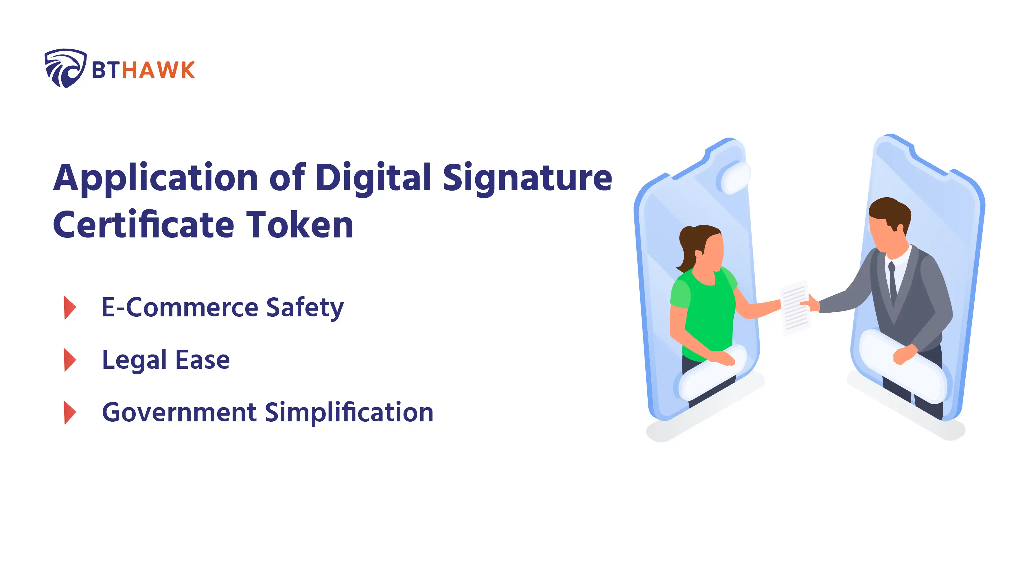 Application of a Digital Signature Certificate Token