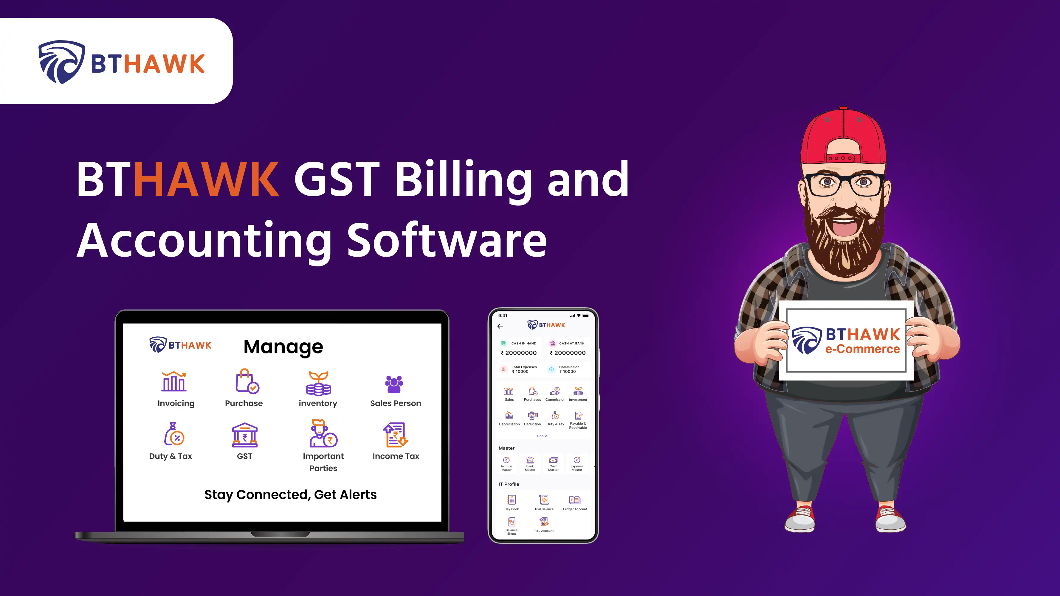 BTHAWK GST Billing and Accounting Software